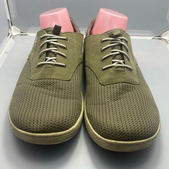 Olukai Nohea Moku Men’s Size 10 Olive Green Mesh Casual Slip-On Sneakers Shoes - Picture 2 of 9